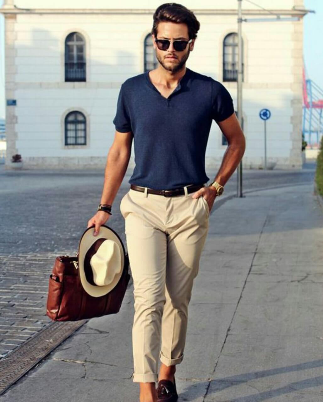sophisticated casual men's style