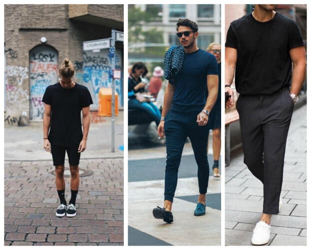 all black outfit men casual