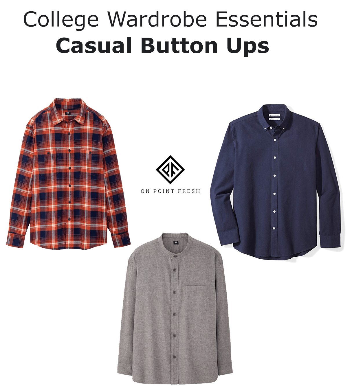 College Wardrobe Clothing Essentials For Guys – OnPointFresh