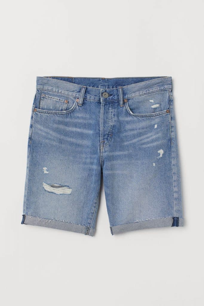 mens jean shorts out of style