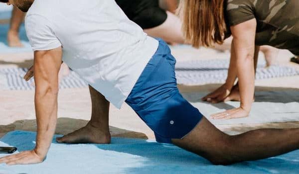 yoga shorts men