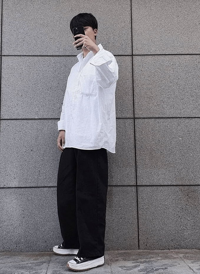 Korean Mens Minimal Outfit