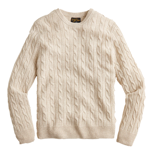 J.Crew Cashmere Cable-knit Sweater