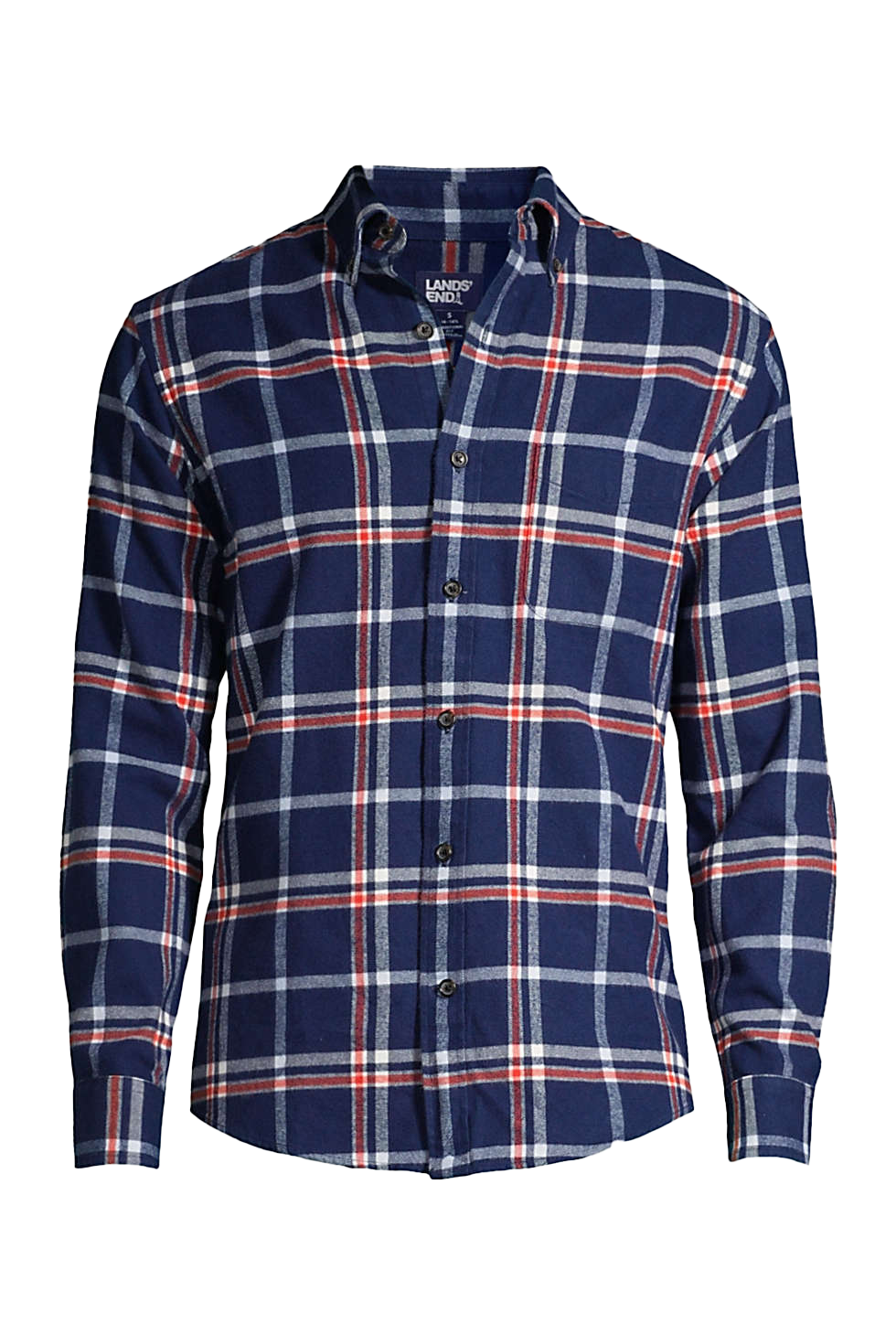 Lands'End Traditional Fit Pattern Flagship Flannel
