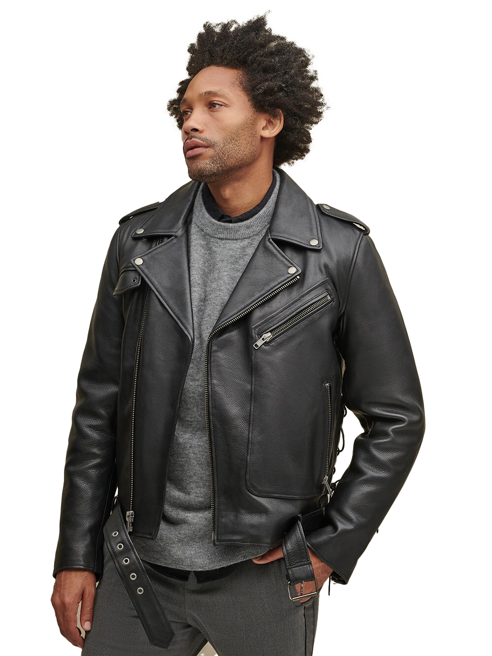 Wilsons Leather Finn Leather Rider Jacket