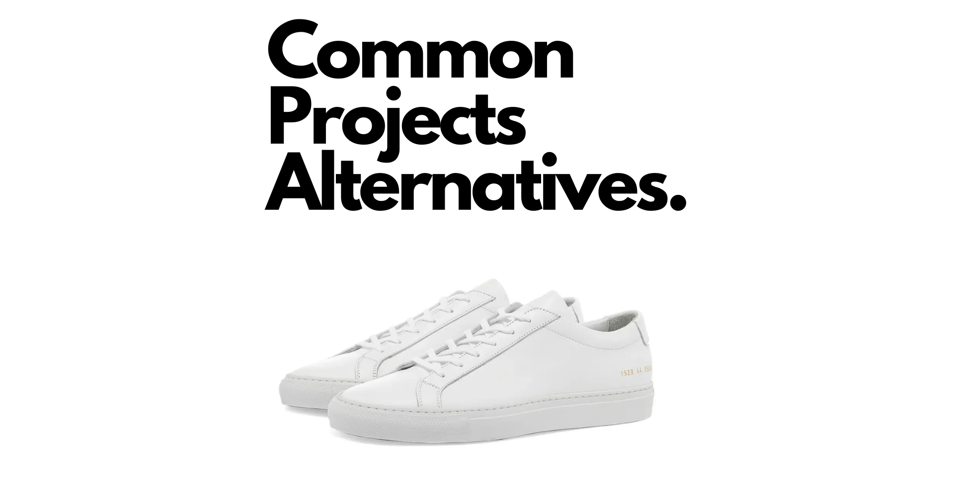 Common Projects Original Achilles White Men's - 1528 XX 0506 - US