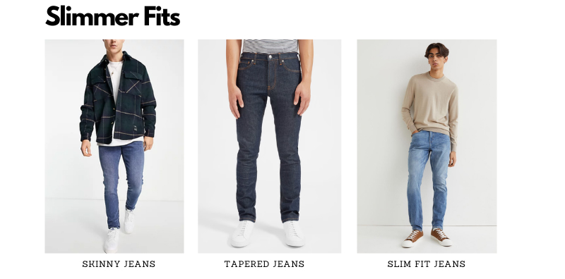 Discover the Surprising Similarities and Differences Between Men's Slim and  Straight Jeans