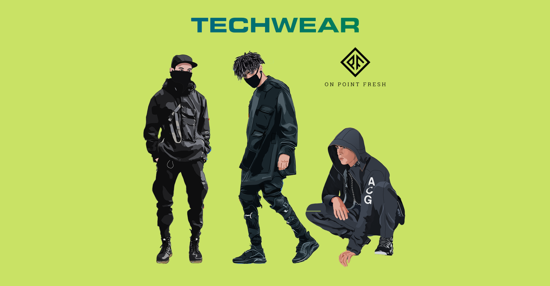 MFCT Streetwear Pants Techwear Matte Black Men Tech Cyberpunk Joggers