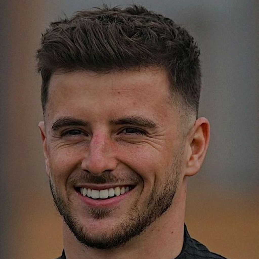 Clean low fade hairstyle for round face balance